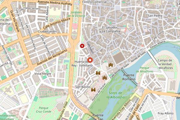 Map showing La Taberna de Trasmallo in Córdoba