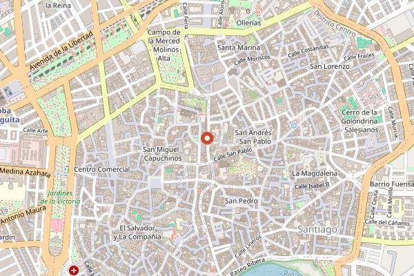Map showing Pub Glam in Córdoba