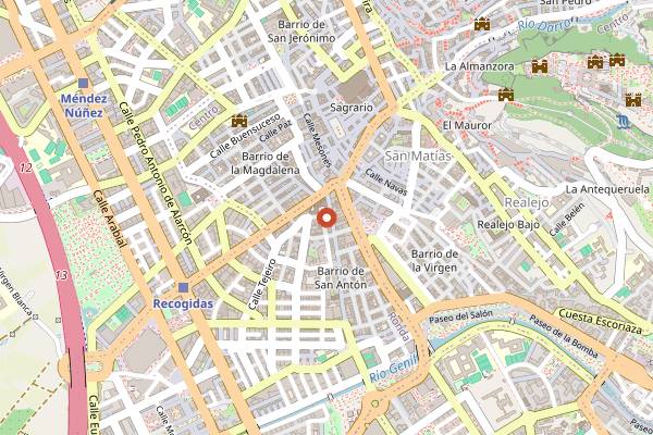 Map showing Bierkraft in Granada