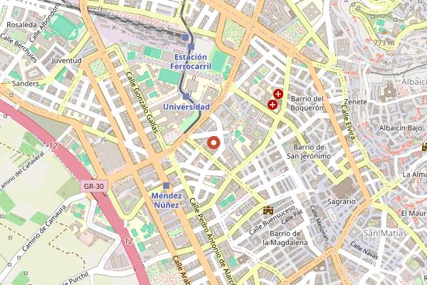 Map showing Mimimi in Granada