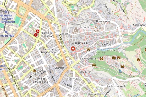 Map showing Abaco Te in Granada