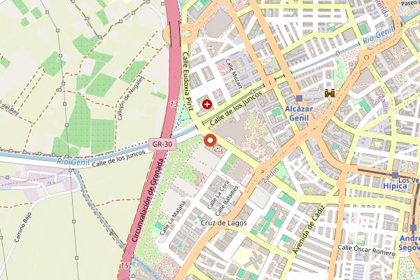 Map showing Arriaga in Granada