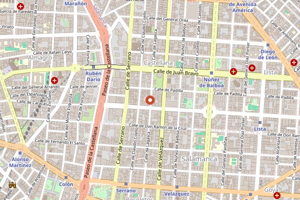 Map showing Levaduramadre in Madrid