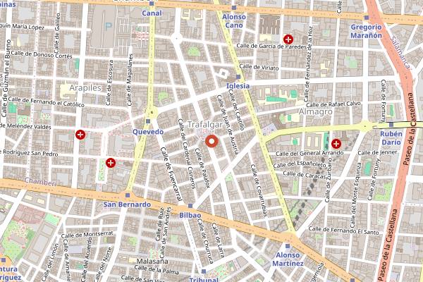 Map showing Masa in Madrid