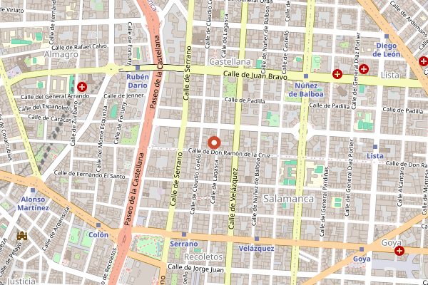 Map showing Labirratorium in Madrid
