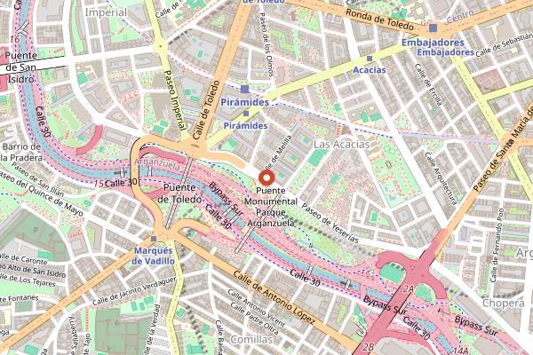Map showing Restaurante Mis Tradiciones in Madrid