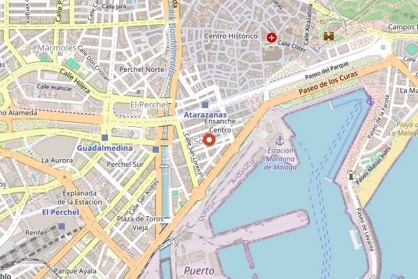 Map showing Óleo in Málaga