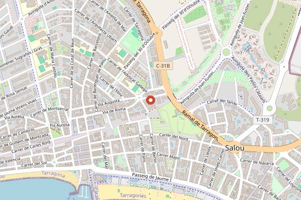 Map showing La Gresca Food & Drinks in Salou