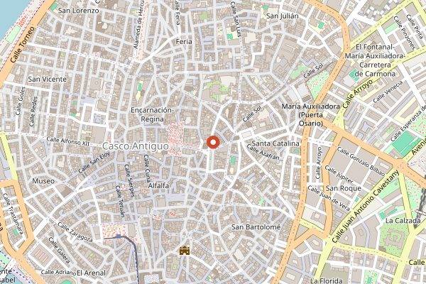 Map showing Lemontown Craft Beer in Seville