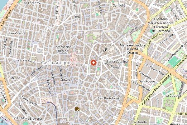 Map showing Cooking Ole in Seville
