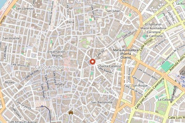 Map showing El Rinconcillo in Seville