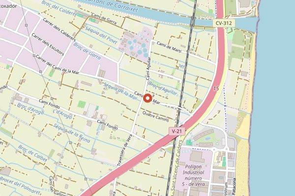 Map showing Zeta Beer in Valencia