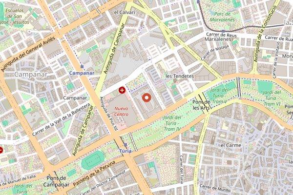 Map showing Almalibre Acai House in Valencia