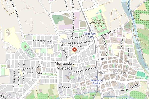Map showing Racons in Valencia
