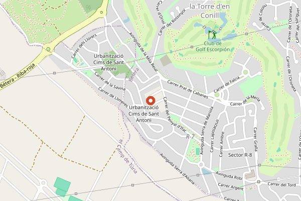 Map showing My First Paella Culinary School in Valencia