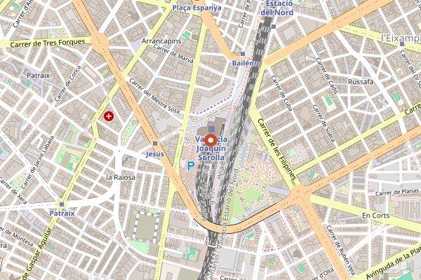 Map showing Yuso in Valencia
