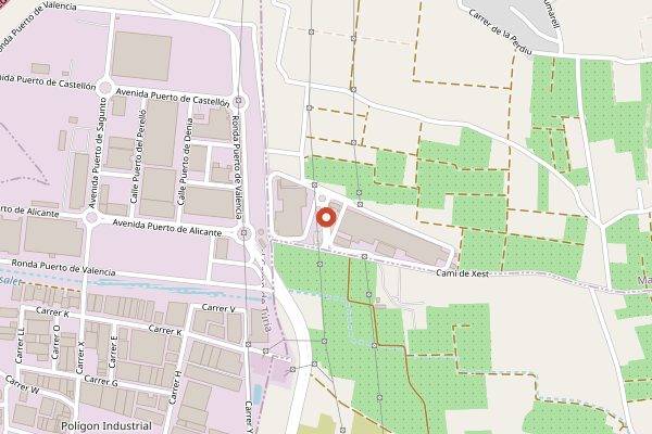 Map showing Flores Raras (formerly El Poblet) in Valencia