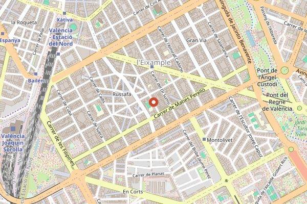 Map showing Fraula in Valencia