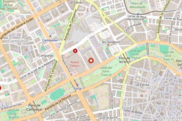 Map showing La Salita in Valencia