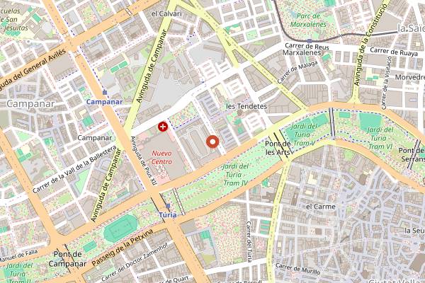 Map showing 16 Toneladas in Valencia