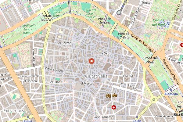 Map showing Ghecko in Valencia