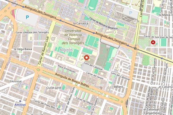 Map showing High Cube in Valencia