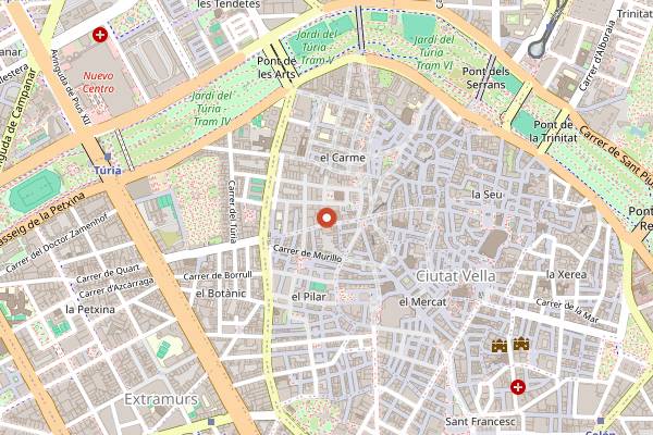 Map showing Venial in Valencia