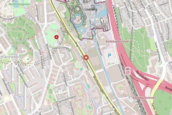 Map showing Maison Caillard Boulangerie och Patisserie in Gothenburg