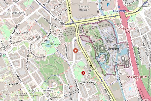 Map showing SOL Bageri och Kaffe in Gothenburg