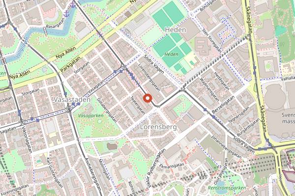 Map showing Barrique Wine Bar in Gothenburg