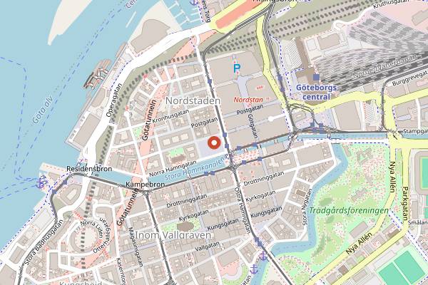 Map showing Apex Brewing in Gothenburg