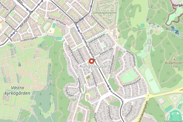 Map showing Goteborg Brewing Co in Gothenburg