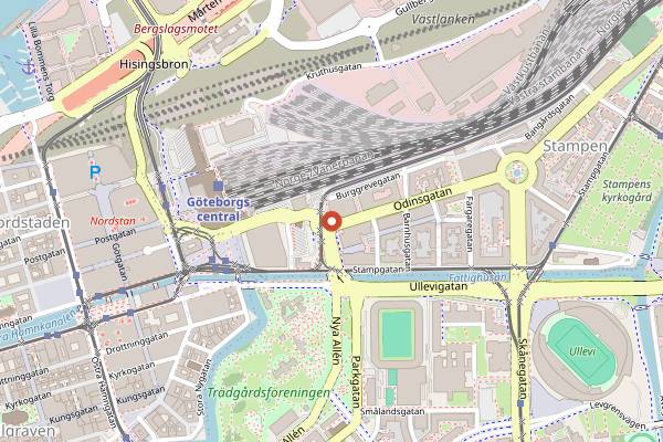 Map showing Heather Ales Goteborg in Gothenburg