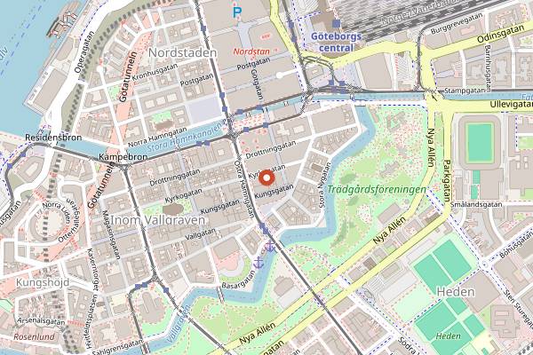 Map showing Bar Centro in Gothenburg