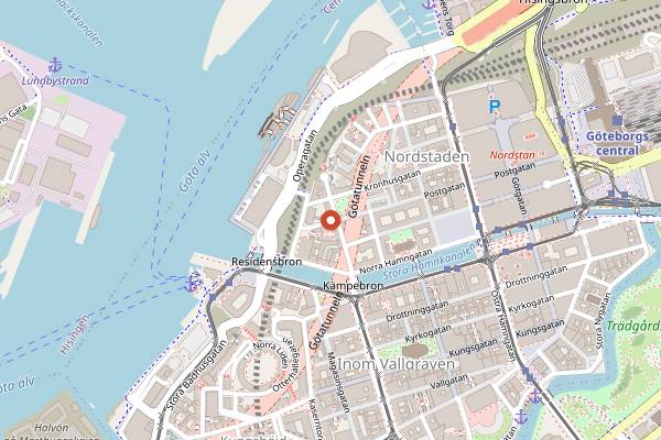 Map showing Privata Rum Matlagningsskola in Gothenburg