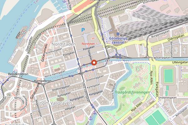 Map showing West Coast Food Experience Tour in Gothenburg