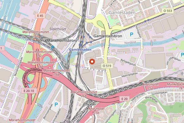 Map showing Ego Distillers in Gothenburg