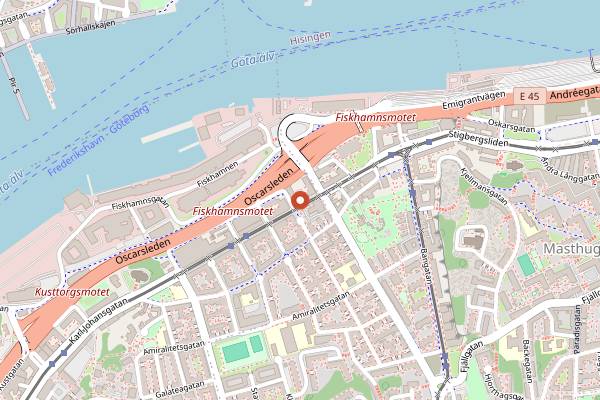 Map showing Diket in Gothenburg
