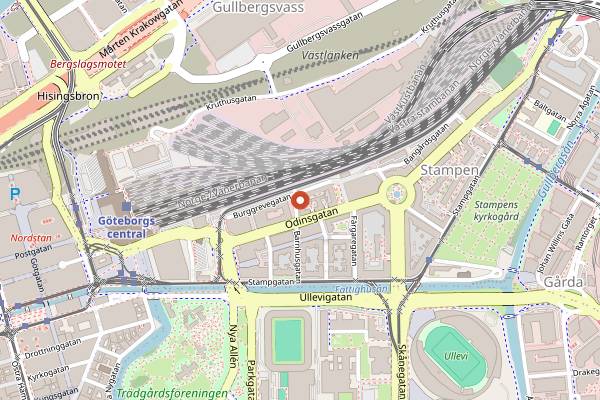 Map showing Carbon in Gothenburg