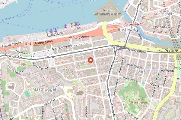 Map showing BAO Goteborg in Gothenburg