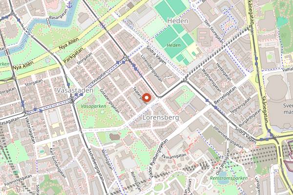 Map showing Enoteca Sassi in Gothenburg