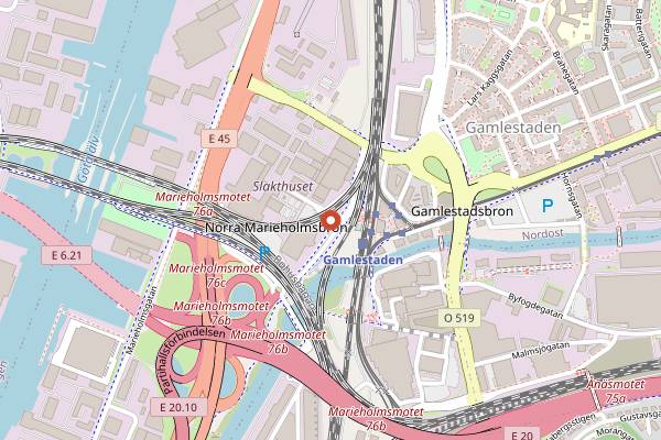 Map showing Wine Mechanics in Gothenburg