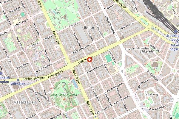 Map showing Bröd och Salt in Stockholm