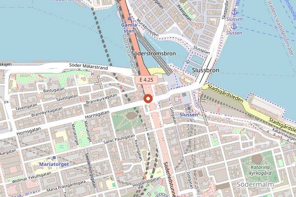 Map showing Akkurat in Stockholm