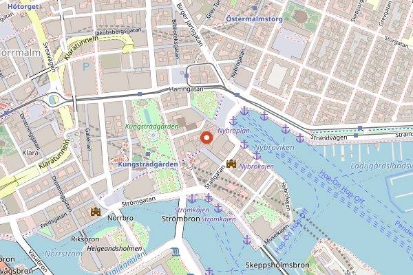 Map showing Bar Hommage in Stockholm