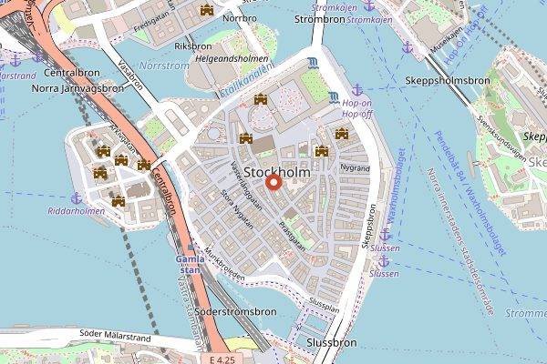 Map showing Pharmarium in Stockholm
