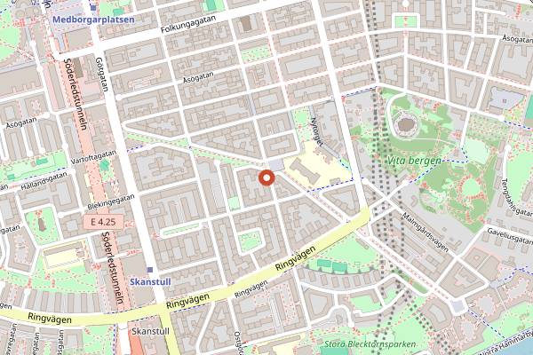 Map showing Älskade Traditioner in Stockholm
