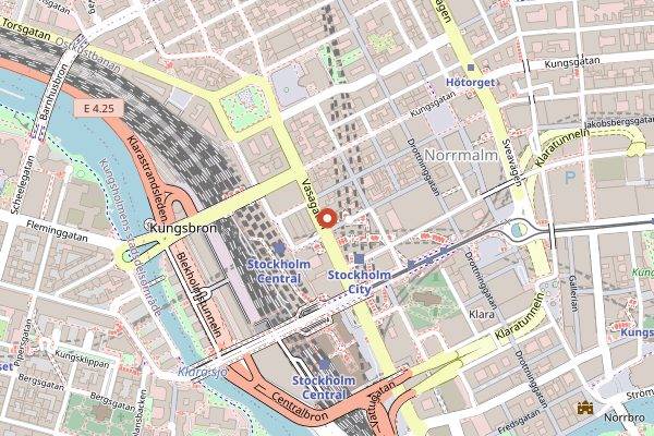 Map showing Nordic Brew Lab in Stockholm