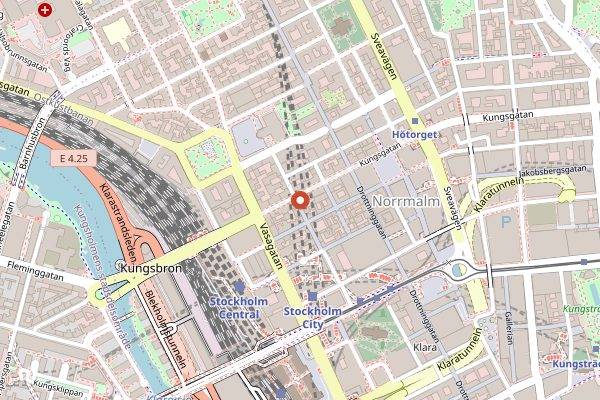 Map showing Vete-Katten in Stockholm