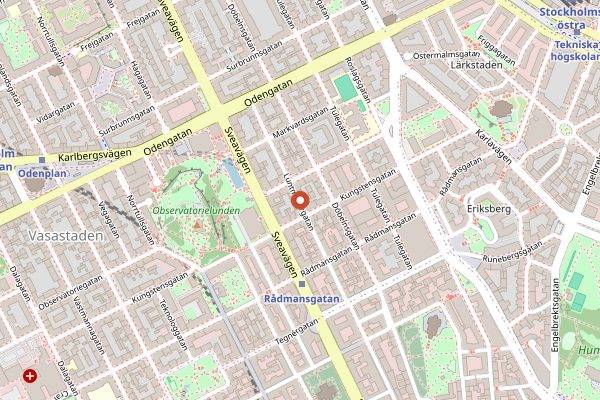 Map showing Lao Wai in Stockholm